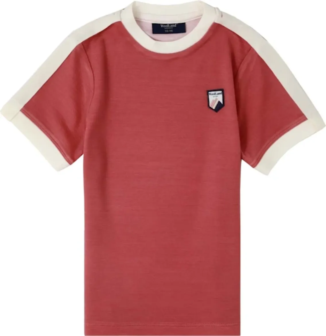 Bilde av WoolLand Vesterålen T-shirt kids Burned Rose